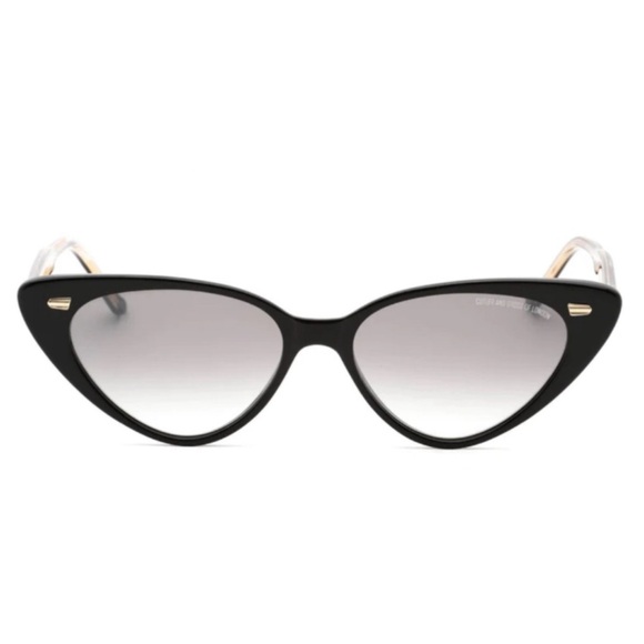 Cutler and Gross - Black cat eye sunglasses - 53-15-145 - NWT - Picture 2 of 16